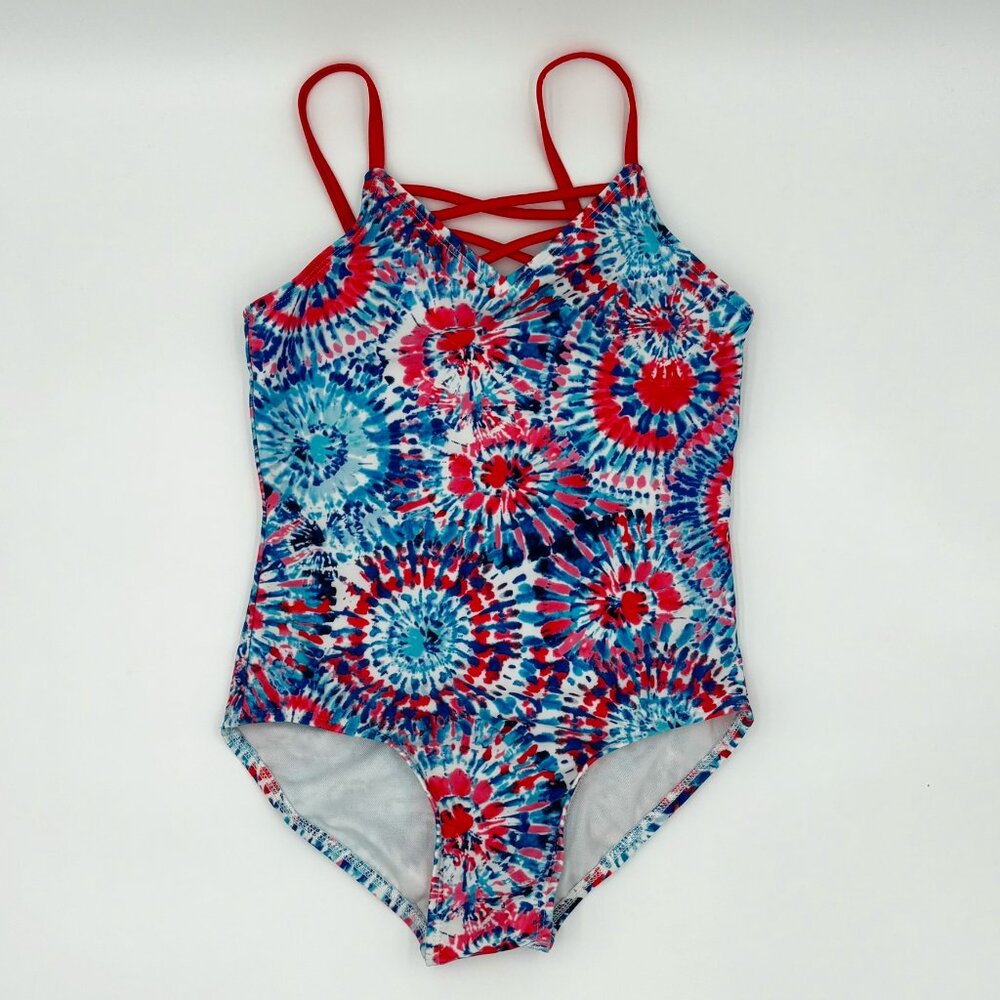 Cat & Jack Girls Tie Dye Swimsuit